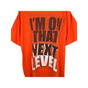 Im On That Next Level T Shirt Mens Size 4XL Orange 2 Monkeys Made In USA